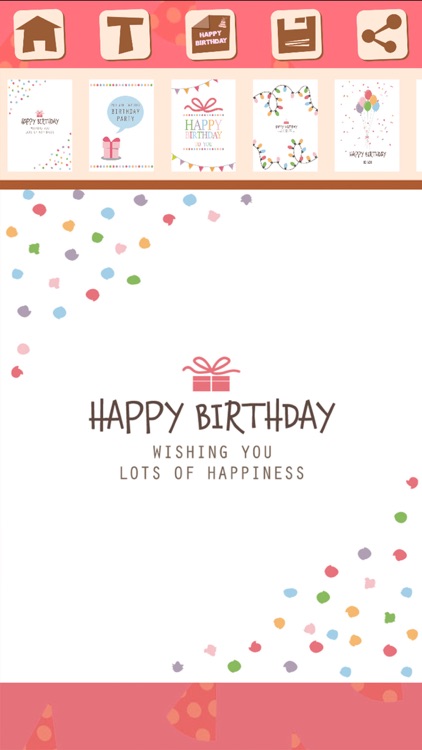 Birthday greeting cards with stickers – Photo edit screenshot-4
