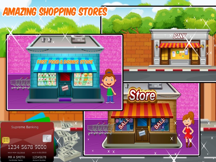 ATM取款购物Simulator-信用卡游戏