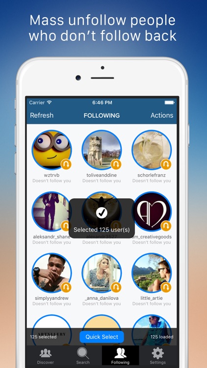 Captivate - Mass follow, unfollow and like tool