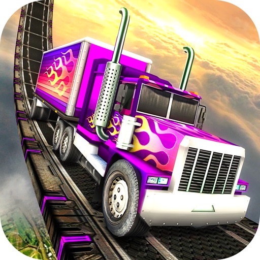 Hard Driving Truck simulator - Dangerous Tracks Icon