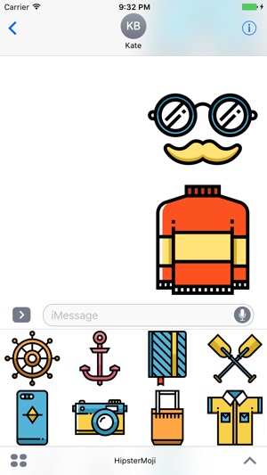 HipsterMoji - Amazing Gentleman Stickers(圖3)-速報App