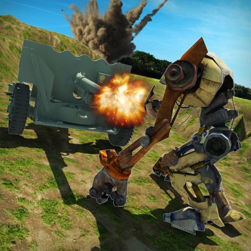 Futuristic Robot Artillery iOS App