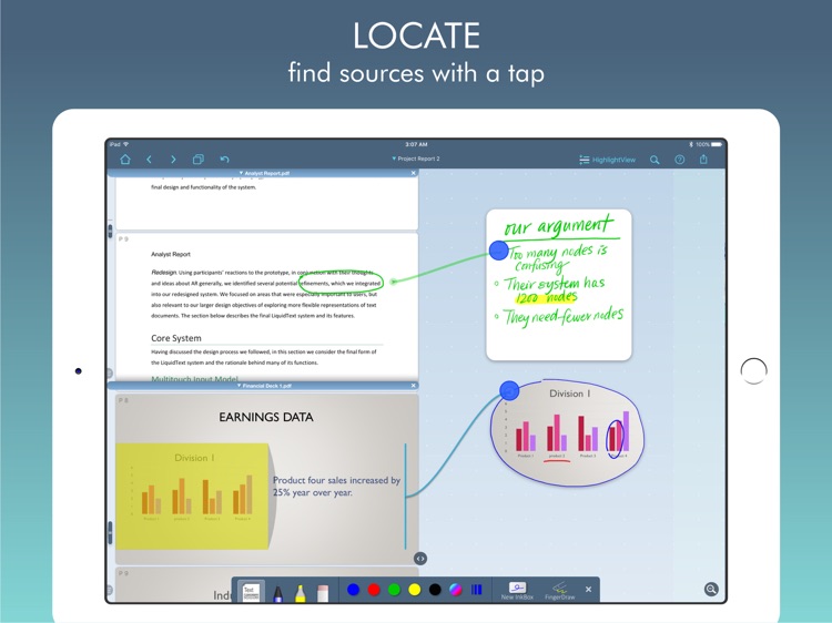 LiquidText Enterprise: PDF Document Reader screenshot-3