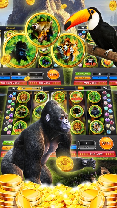 DIAMOND GORILLA SLOTS – FREE 5-REEL SLOT MACHINES 1.0 IOS CASINO DIAMOND GORILLA SLOTS – FREE 5-REEL SLOT MACHINES 1.0 IOS