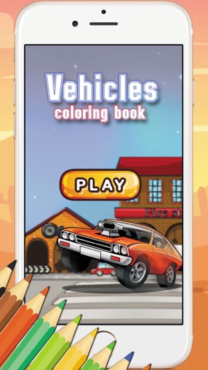 Game For Kids : Vehicles Coloring Book(圖2)-速報App