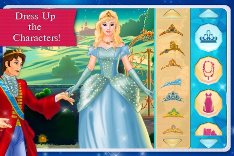 Cinderella Fairy Tale Dress Up and Storybook HD screenshot 2