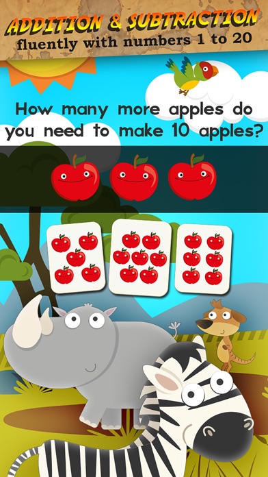 How to cancel & delete Animal Math 1st Grade Math from iphone & ipad 3