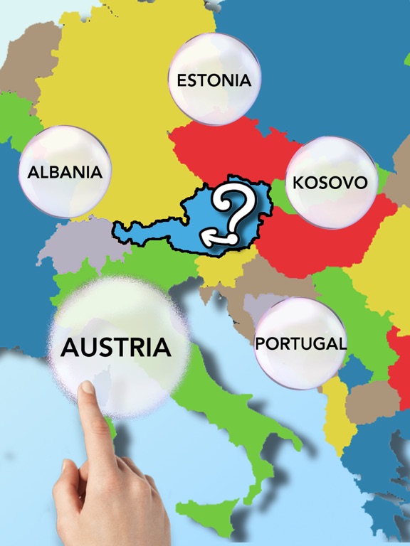 【图】EUROPE Bubbles: Countries and Capital Cities Quiz(截图3)
