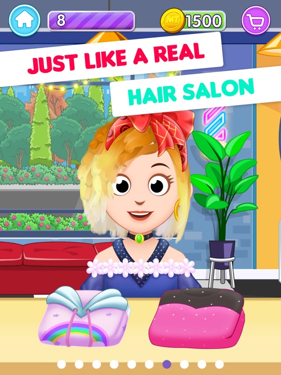 My Town: Girls Hair Salon Game screenshot 4