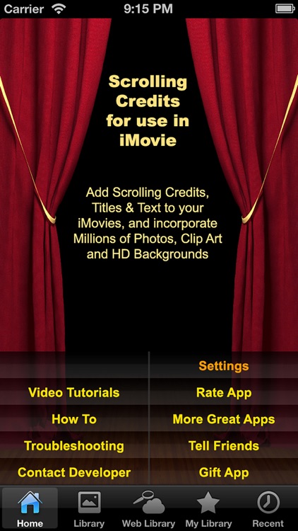 Scrolling Credits - Use with iMovie to Scroll Text