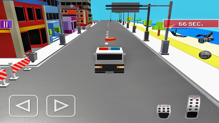 Blocky Police Car Craft Patrol screenshot-4