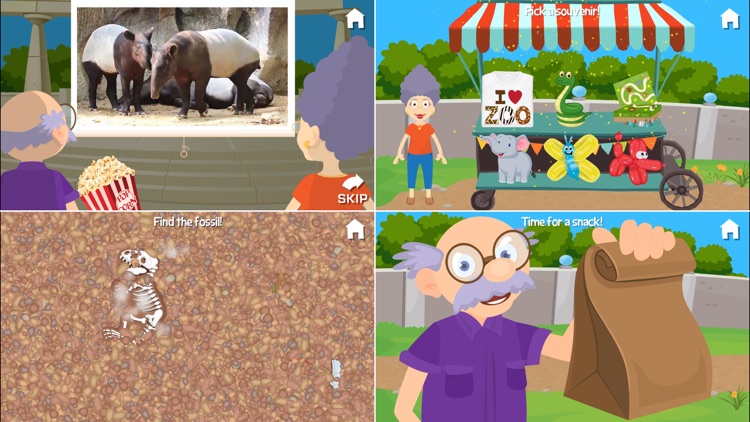 At the Zoo With Grandma and Grandpa screenshot-3