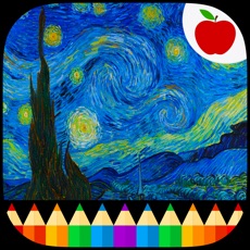Activities of Van Gogh Paintings - Coloring Book for Adults