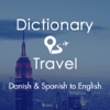 Dictionary Danish and Spanish to English