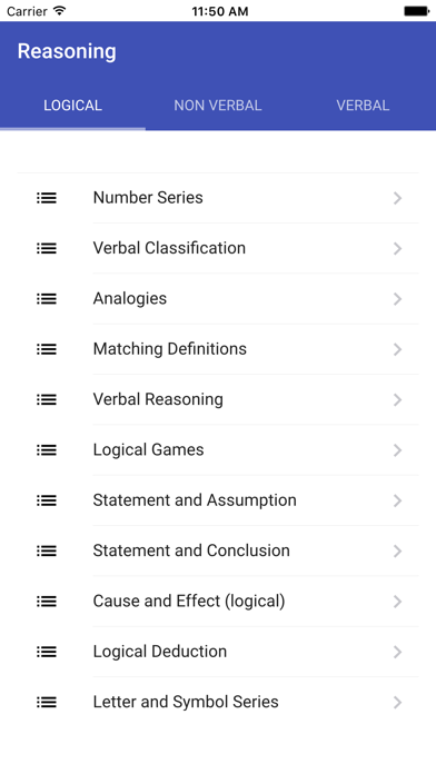 How to cancel & delete Reasoning ( Verbal / Non Verbal / Logical ) from iphone & ipad 1