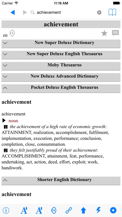 Advanced Deluxe Dictionaries And Thesaurus Pro screenshot-2