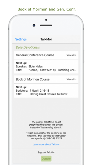 TalkMor: LDS Daily Devotional Book of Mormon/Gen.C(圖3)-速報App