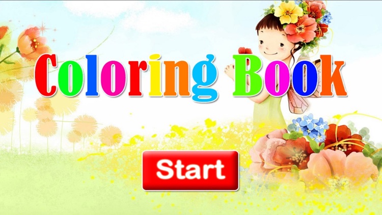 Princess fairy tail coloring for kindergarten