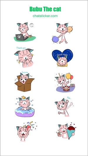 Bubu The Cat Stickers(圖5)-速報App