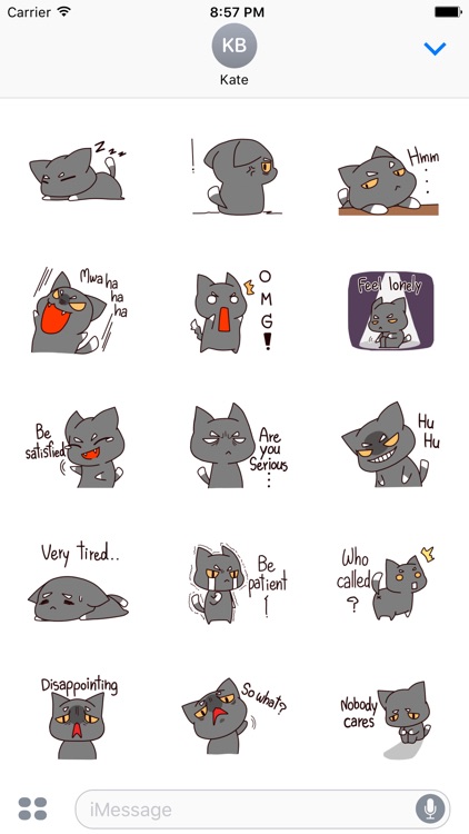 Grumpmoji 2 - animated grumpy cat gif stickers