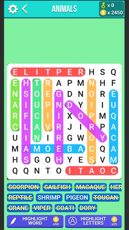 Word Search in Aimless Letters screenshot-0