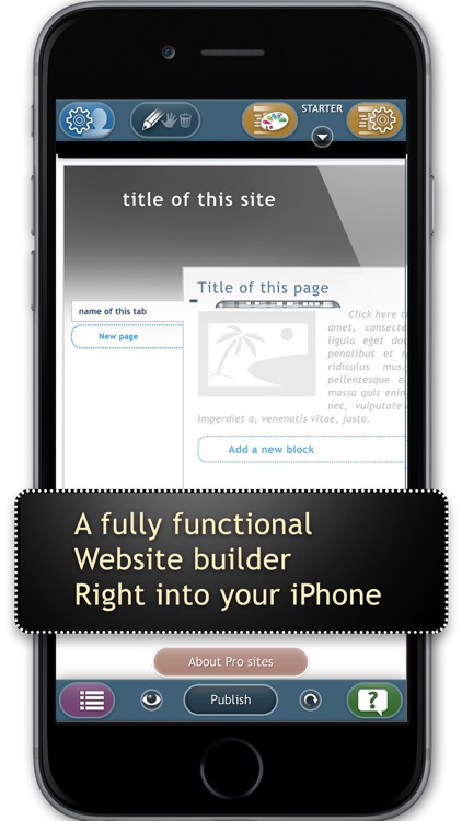 SimDif Website builder helps you create a web site