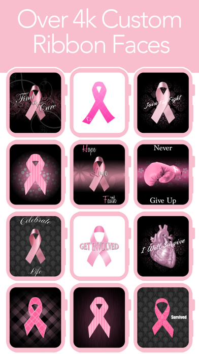 Pink Ribbon Watch Faces - Backgrounds & Wallpaperのおすすめ画像3