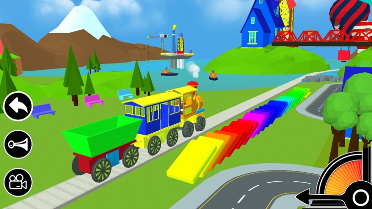 3D Toy Train - Free Kids Train Game