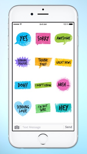 Colorful Words Text Sticker Pack(圖5)-速報App