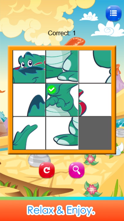 Dinosaurs Coloring Book & Sliding Pages Kids Games screenshot-4