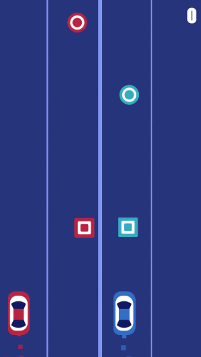 赛车·两车狂飙 - 锻炼左右脑和手速的赛车游戏