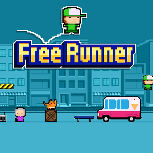 Free runner jump Icon