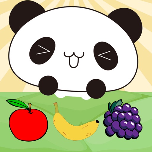 Fruit Words Baby Learning English Flash Cards Icon