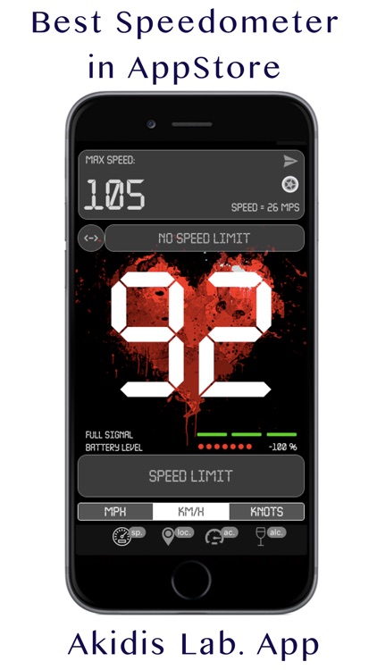 Speed Tracker-GPS speedometer.