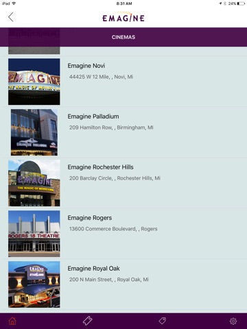 Emagine Theatres screenshot 2