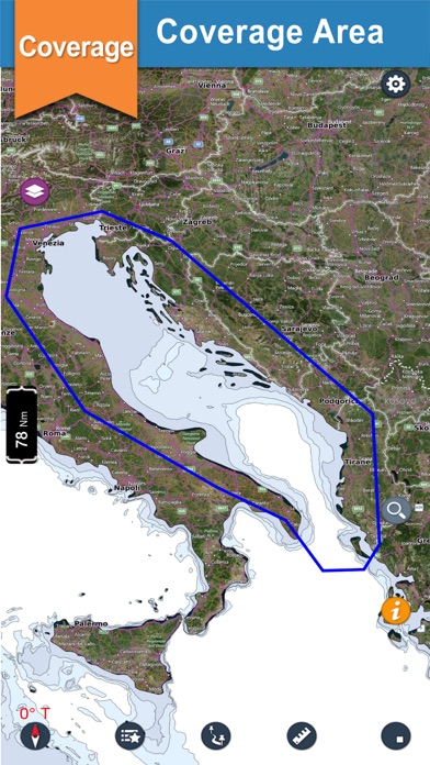Adriatic Sea boating gps : Nautical offline marine charts for cruising fishing and sailing Screenshot 2