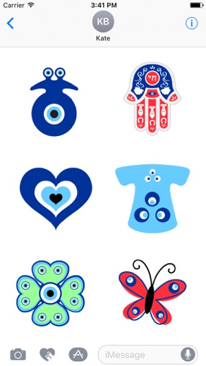 Evil Eye Stickers, Nazar Protection, Set