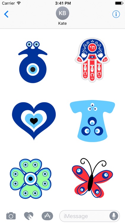 Evil Eye Stickers, Nazar Protection, Set 1