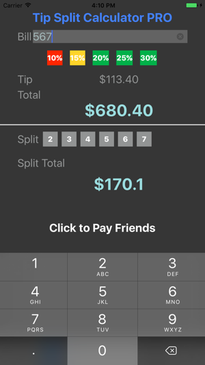 Tip Split Calculator Pro