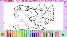 Game screenshot Snowman and merry christmas picture coloring book apk