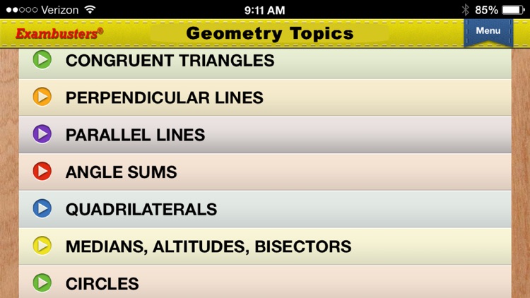 PSAT Prep Math Flashcards Exambusters screenshot-3