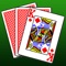 Classic Solitaire game with 8-bit graphic