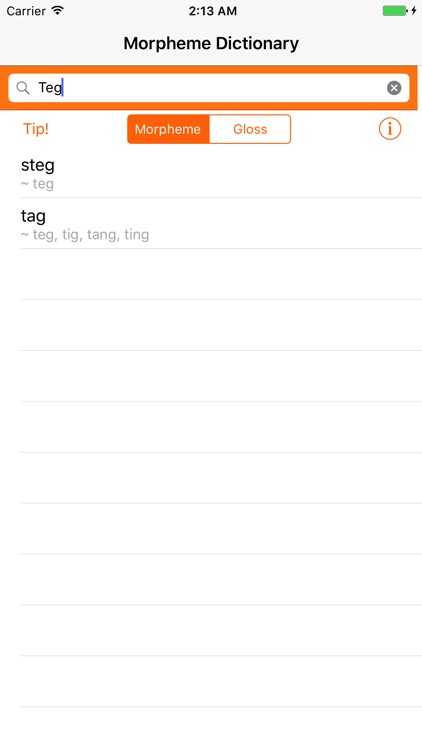 Morpheme Dictionary screenshot-3