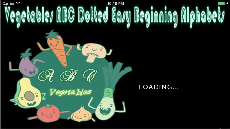 Vegetables ABC Dotted Easy Beginning Alphabets screenshot-4