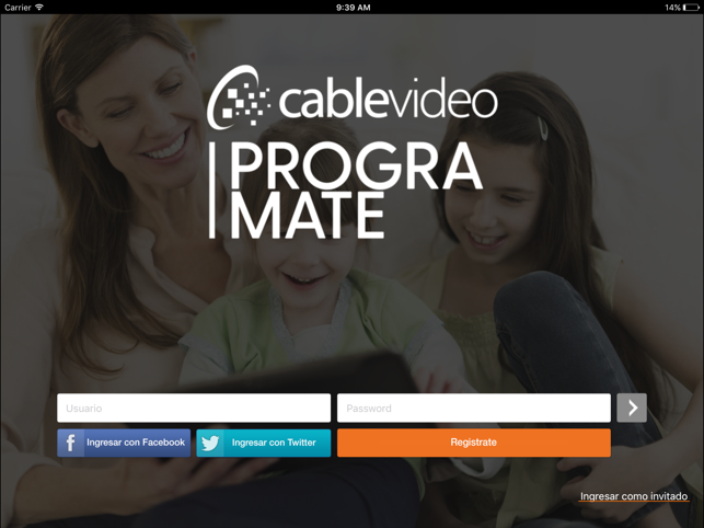 Cablevideo | Programate for iPad