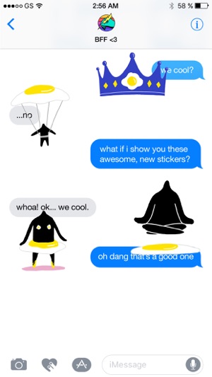 Egg Friends. Animated Stickers by Jocelyn Tsaih(圖2)-速報App