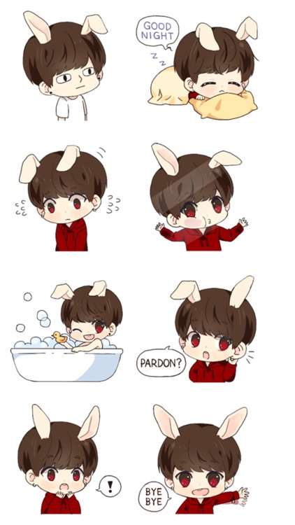 Bunny Boy Stickers screenshot-4