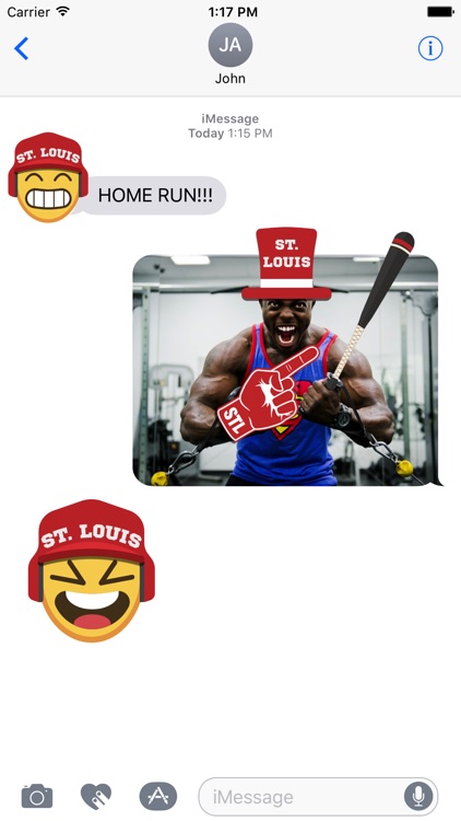 St. Louis Baseball Stickers & Emojis