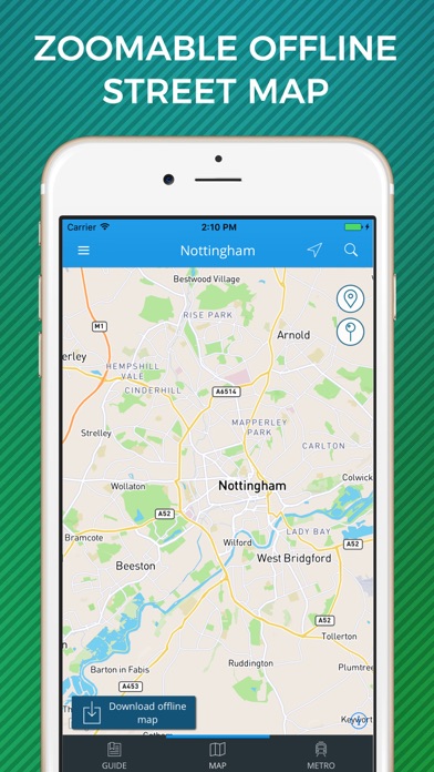 How to cancel & delete Nottingham Travel Guide with Offline Street Map from iphone & ipad 3