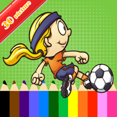 Activities of Sportmania Coloring Pages:Paint On Picture For Kid